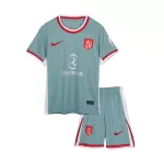 Kid's Atletico Madrid Away Jersey Kit(Jersey+Shorts) 2024/25 - thejerseys