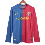 Barcelona Home Retro Long Sleeve Soccer Jersey 2008/09 - UCL Final - thejerseys