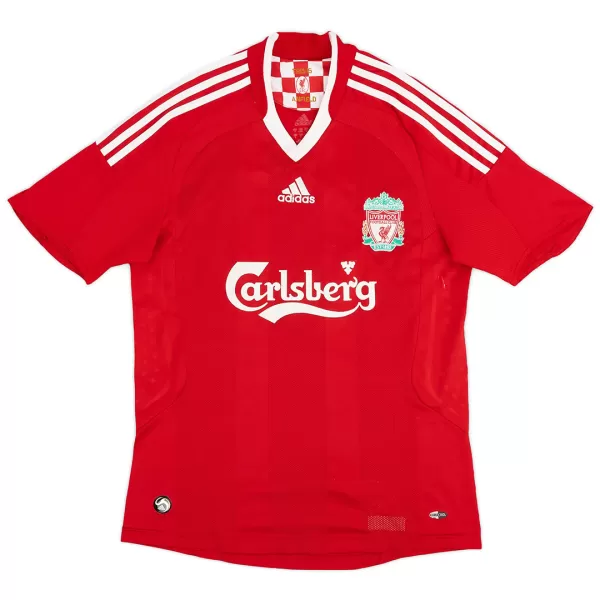 Liverpool Home Retro Soccer Jersey 2008/09 - thejerseys