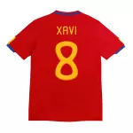 Spain XAVI #8 Home Retro Soccer Jersey 2010 - thejerseys