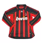 AC Milan Home Retro Long Sleeve Soccer Jersey 2006/07 - thejerseys