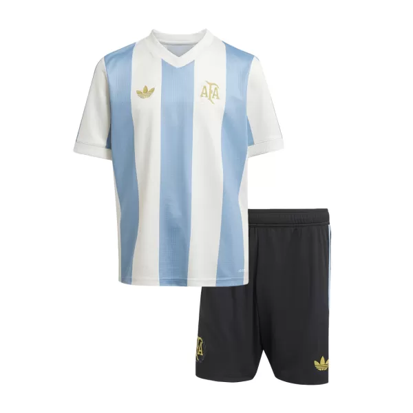 Kid's Argentina 50th Anniversary Jersey Kit(Jersey+Shorts) 2024 - thejerseys