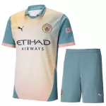 Men's Manchester City Fourth Away Jersey (Jersey+Shorts) Kit 2024/25 - Definitely City - thejerseys