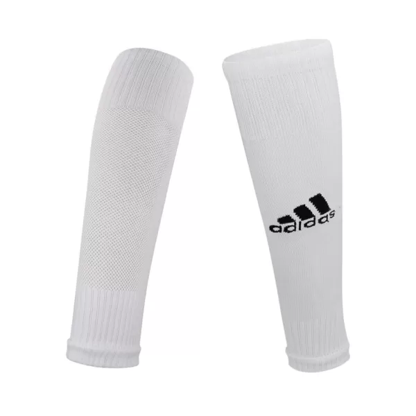 White Soccer Calf Sleeve For Men - thejerseys