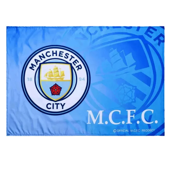 Manchester City Flag - Blue - thejerseys