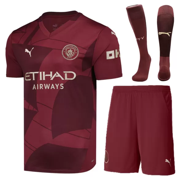 Men's Manchester City Third Away Jersey Full Kit 2024/25 - thejerseys