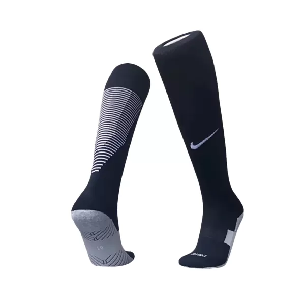 Plain Black Soccer Socks For Kids - thejerseys