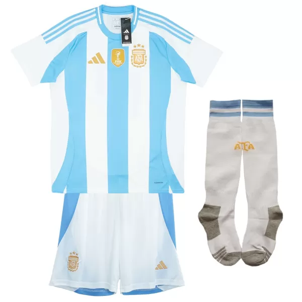 Kid's Argentina Home Jerseys Full Kit 2024 - thejerseys