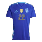 [Super Quality] Men's Argentina L.MARTÍNEZ #22 Away Soccer Jersey 2024 - thejerseys