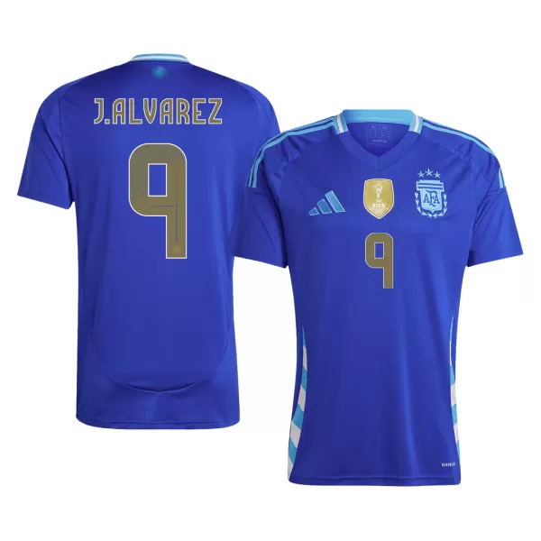 [Super Quality] Men's Argentina J.ALVAREZ #9 Away Soccer Jersey 2024 - thejerseys