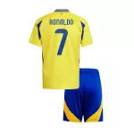 Kid's Al Nassr RONALDO #7 Home Jersey Kit(Jersey+Shorts) 2024/25 - ACL - thejerseys