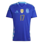 [Super Quality] Men's Argentina GARNACHO #17 Away Soccer Jersey 2024 - thejerseys