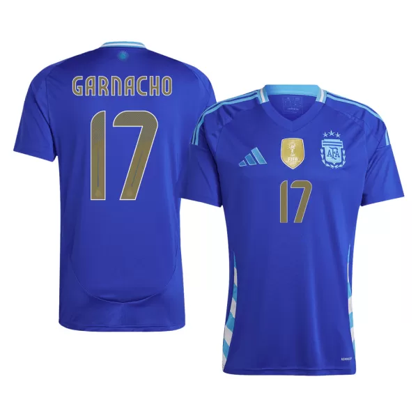 [Super Quality] Men's Argentina GARNACHO #17 Away Soccer Jersey 2024 - thejerseys