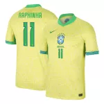 [Super Quality] Men's Brazil RAPHINHA #11 Home Soccer Jersey Copa América 2024 - thejerseys