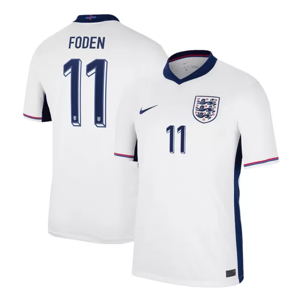 [Super Quality] Men's England FODEN #11 Home Soccer Jersey Euro 2024 - thejerseys