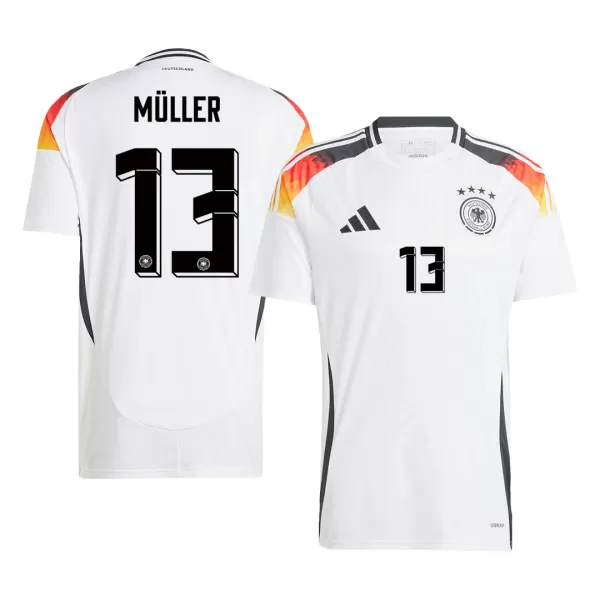 [Super Quality] Men's Germany MÜLLER #13 Home Soccer Jersey Euro 2024 - thejerseys