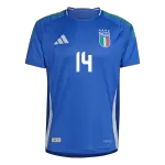 Italy CHIESA #14 Home Match Jersey Euro 2024 - thejerseys