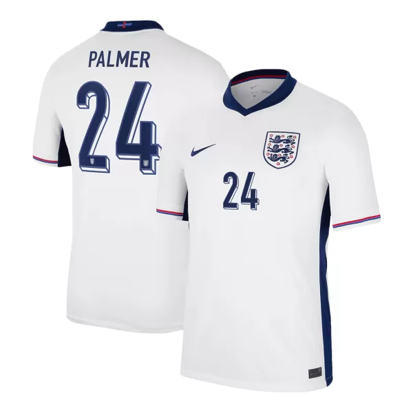 [Super Quality] Men's England PALMER #24 Home Soccer Jersey Euro 2024 - thejerseys