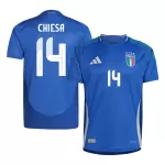 Italy CHIESA #14 Home Match Jersey Euro 2024 - thejerseys