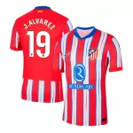 Atletico Madrid J.ALVAREZ #19 Home Match Jersey 2024/25 - thejerseys