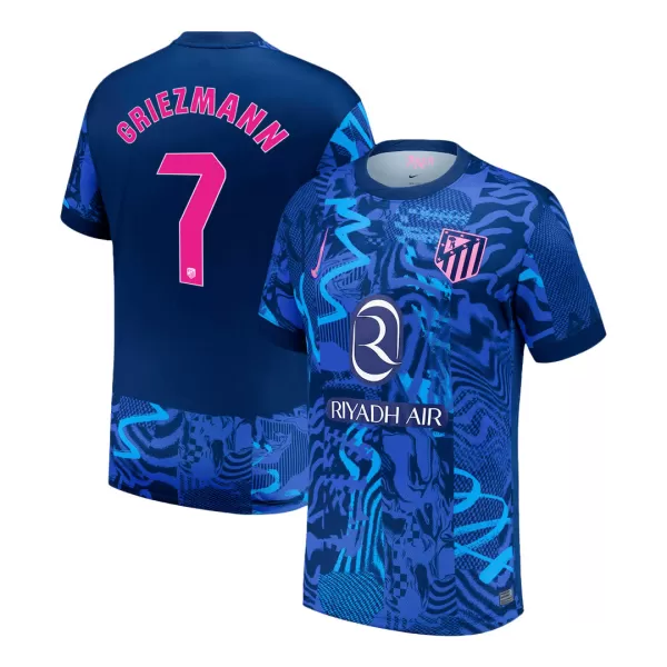 Men's Atletico Madrid GRIEZMANN #7 Third Away Soccer Jersey 2024/25 - thejerseys