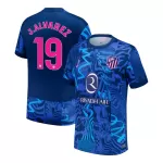 Men's Atletico Madrid J.ALVAREZ #19 Third Away Soccer Jersey 2024/25 - thejerseys