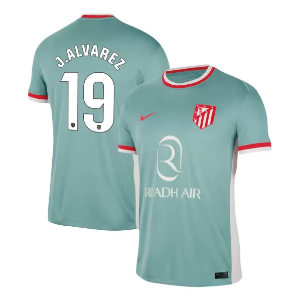 Men's Atletico Madrid J.ALVAREZ #19 Away Soccer Jersey 2024/25 - thejerseys