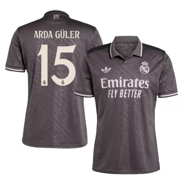 [Super Quality] Men's Real Madrid ARDA GÜLER #15 Third Away Soccer Jersey 2024/25 - thejerseys