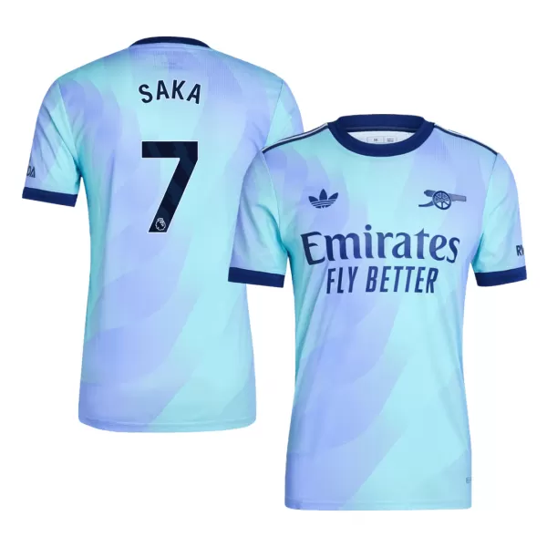 Arsenal SAKA #7 Third Away Match Jersey 2024/25 - thejerseys