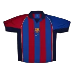 Barcelona XAVI #6 Home Retro Soccer Jersey 2001/02 - thejerseys