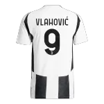 Juventus VLAHOVIĆ #9 Home Match Jersey 2024/25 - Save The Children Sponsor - thejerseys