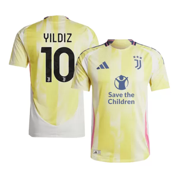 Juventus YILDIZ #10 Away Match Jersey 2024/25 - Save The Children Sponsor - thejerseys