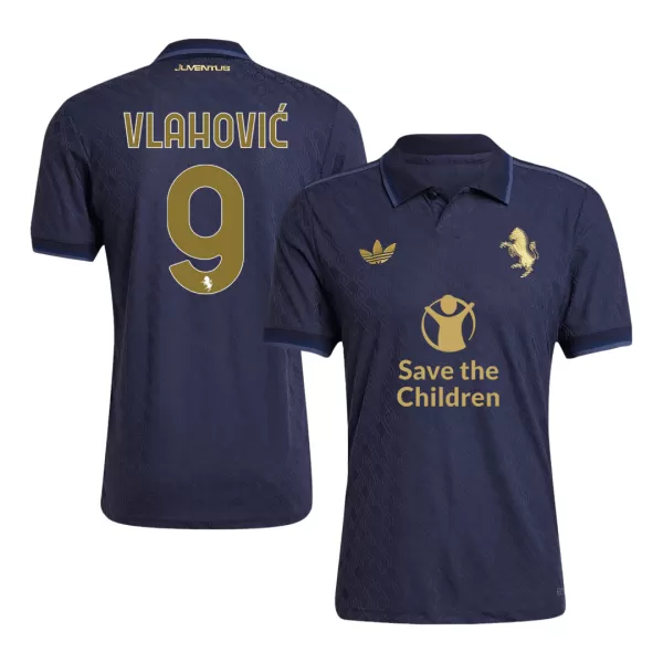 Juventus VLAHOVIĆ #9 Third Away Match Jersey 2024/25 - Save The Children Sponsor - thejerseys