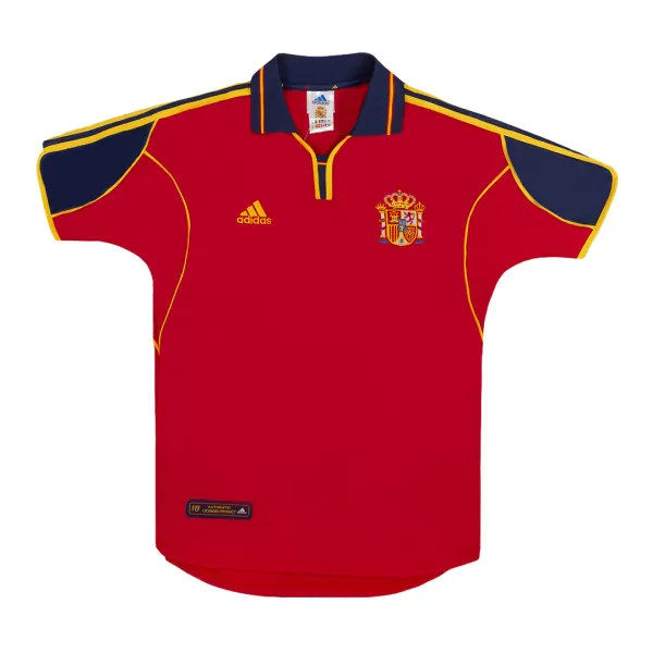 Spain Home Retro Soccer Jersey 2000 - thejerseys