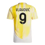 Juventus VLAHOVIĆ #9 Away Match Jersey 2024/25 - Save The Children Sponsor - thejerseys