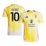 Juventus YILDIZ #10 Away Match Jersey 2024/25 - Save The Children Sponsor - thejerseys