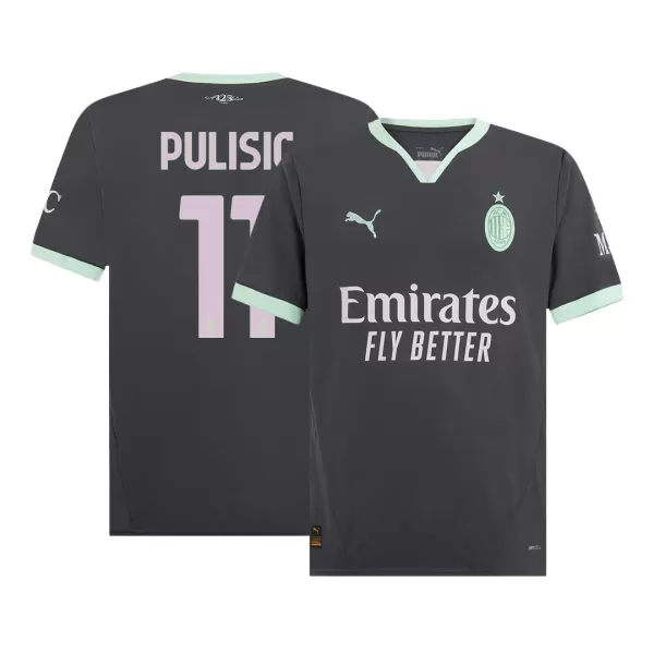 Men's AC Milan PULISIC #11 Third Away Soccer Jersey 2024/25 - thejerseys