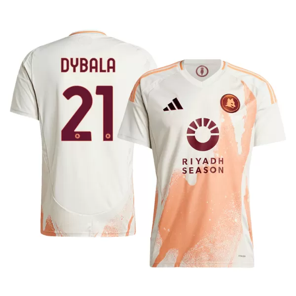 Men's Roma DYBALA #21 Away Soccer Jersey 2024/25 - thejerseys