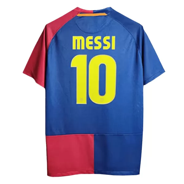 Barcelona MESSI #10 Home Retro Soccer Jersey 2008/09 - UCL Final - thejerseys