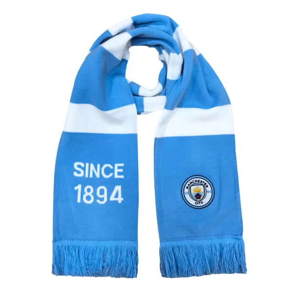 Manchester City Knit Scarf - Blue&White - thejerseys