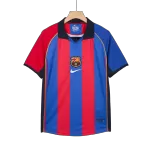 Barcelona RIVALDO #10 Home Retro Soccer Jersey 2001/02 - thejerseys