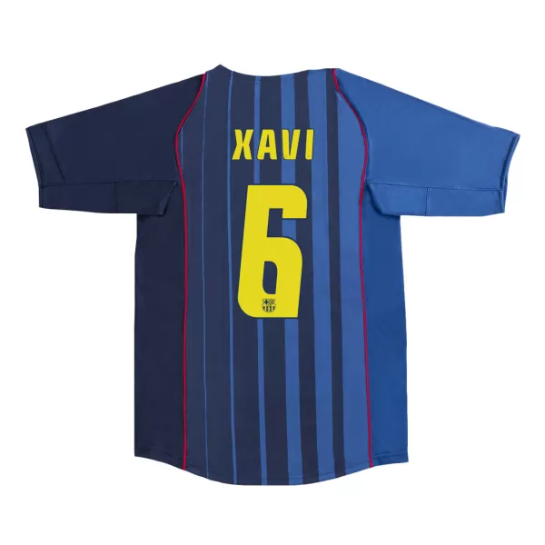 Barcelona XAVI #6 Away Retro Soccer Jersey 2004/05 - thejerseys