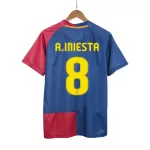 Barcelona A.INIESTA #8 Home Retro Soccer Jersey 2008/09 - UCL Final - thejerseys