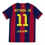 Barcelona NEYMAR JR #11 Home Retro Soccer Jersey 2014/15 - thejerseys