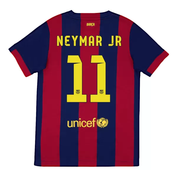 Barcelona NEYMAR JR #11 Home Retro Soccer Jersey 2014/15 - thejerseys