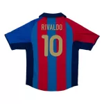 Barcelona RIVALDO #10 Home Retro Soccer Jersey 2001/02 - thejerseys