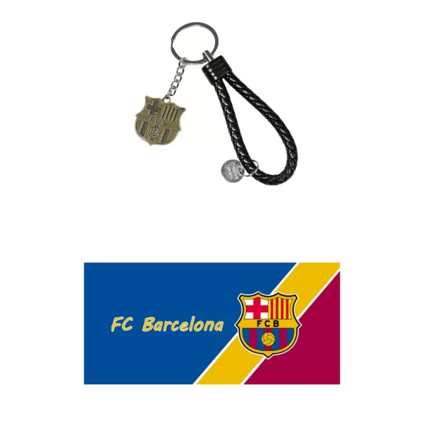 Barcelona Keyring & Barcelone Sports Towel - thejerseys