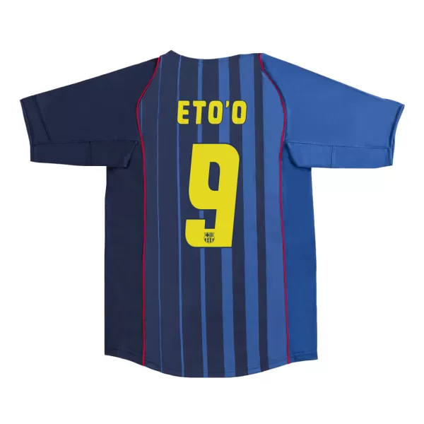 Barcelona ETO'O #9 Away Retro Soccer Jersey 2004/05 - thejerseys