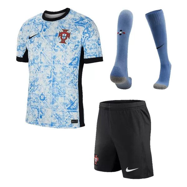 Men's Portugal Away Jersey Full Kit Euro 2024 - thejerseys