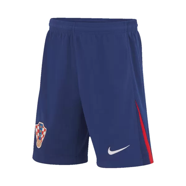 Croatia Away Soccer Shorts Euro 2024 - thejerseys